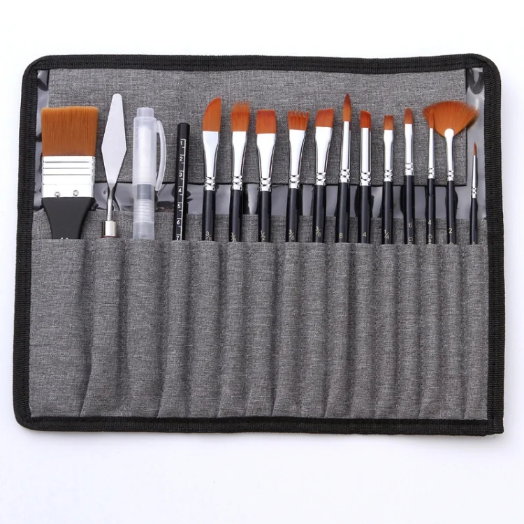 18 In 1 Multipurpose Nylon Hair Watercolor Paintbrush Acrylic Paintbrush