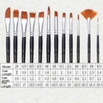 18 In 1 Multipurpose Nylon Hair Watercolor Paintbrush Acrylic Paintbrush - Image 6