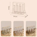 Household Glass Cup Upside-down Drain Rack Plant Rack - Image 2