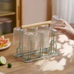Household Glass Cup Upside-down Drain Rack Plant Rack - Image 4