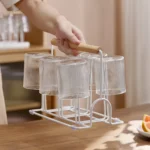 Household Glass Cup Upside-down Drain Rack Plant Rack - Image 5