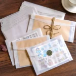 3 PCS Vintage Translucent Lacquer Sulfuric Paper Envelope - Image 5