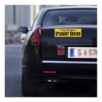 2 PCS STUDENT DRIVER Novice Car Sticker Magnetic Reflective Car Sticker - Image 4