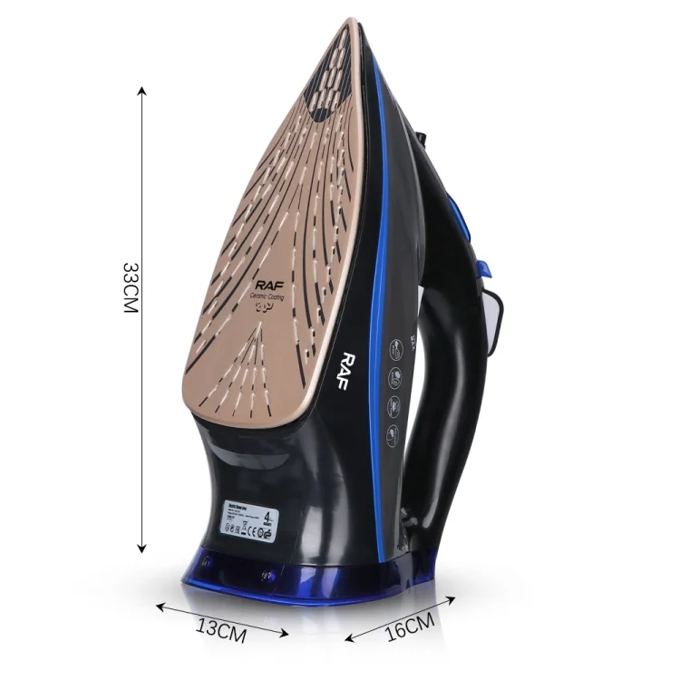 TBD0602790901_B1.webp RAF R.1215 Three-Speed Thermostatic Ceramic Soleplate Electric Iron, EU Plug - Image 2