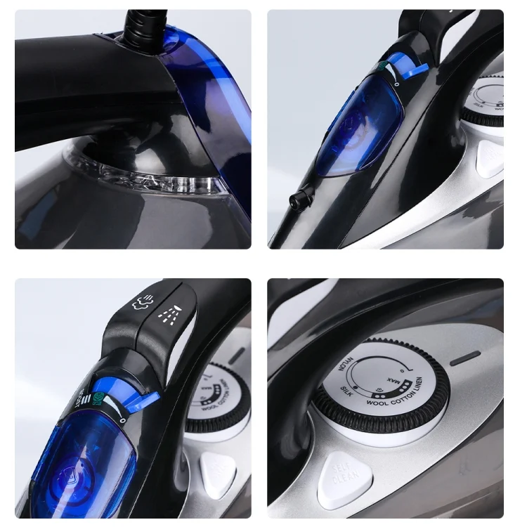 TBD0602790901_B2.webp RAF R.1215 Three-Speed Thermostatic Ceramic Soleplate Electric Iron, EU Plug - Image 3