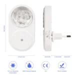 2 PCS Smart LED Light Control Night Light RGB Colorful Atmosphere Light with Sleeping Light - Image 2
