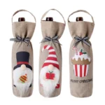 Christmas Decoration Supplies Tote Bottle Cover Champagne Red Wine Bag - Image 2