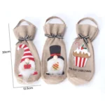 Christmas Decoration Supplies Tote Bottle Cover Champagne Red Wine Bag - Image 3