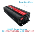 Gurxun Sine Wave Inverter 3000W 2/24/48/60V To 220V Car Boost Converter - Image 4