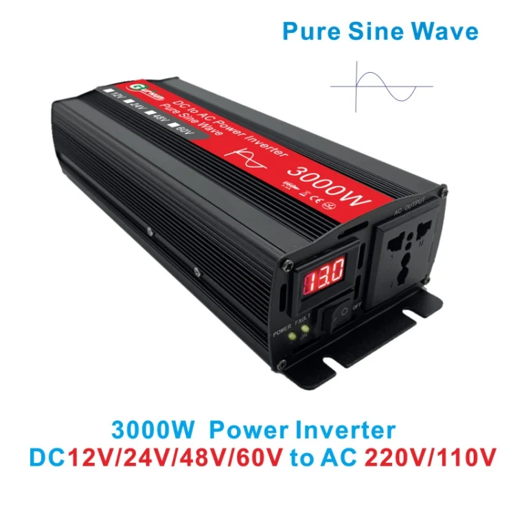 TBD0602793304_B3.webp Gurxun Sine Wave Inverter 3000W 2/24/48/60V To 220V Car Boost Converter - Image 4
