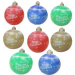 MT709 Inflatable Christmas Ball Yard LED Remote Control Glowing Ball Christmas Ornament, Style: - Image 2