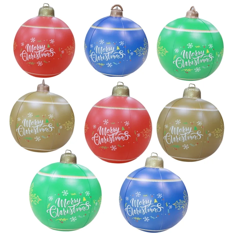 TBD0602794105_B1.webp MT709 Inflatable Christmas Ball Yard LED Remote Control Glowing Ball Christmas Ornament, Style: - Image 2