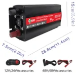 Gurxun 6000W High Power Sine Wave Inverter With Single Digital Display - Image 3