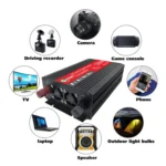 Gurxun 12000W High Power Household Car Sine Wave Inverter - Image 4