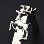 Christmas Cartoon Wrought Iron Socks Fireplace Decorative Hook - Image 4