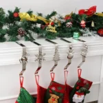 Christmas Cartoon Wrought Iron Socks Fireplace Decorative Hook - Image 6