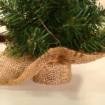 Hemp Bottom Mini Christmas Tree Shopping Mall Window Desktop Decoration, Size: - Image 4