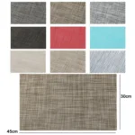 PVC Woven Antibacterial Mildew Proof Heat Insulation Coaster - Image 2
