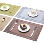 Household PVC Woven Western Dining Table Insulation Mat - Image 5