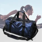 B-316 Large Capacity Glossy Waterproof Fitness Bag Luggage Bag - Image 2