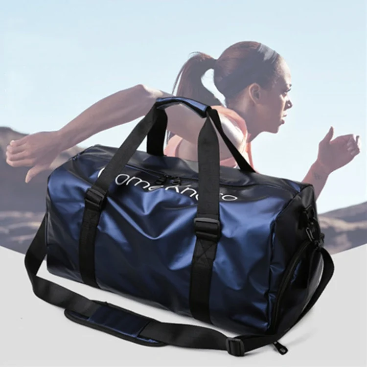 TBD0602802501_B1.webp B-316 Large Capacity Glossy Waterproof Fitness Bag Luggage Bag - Image 2