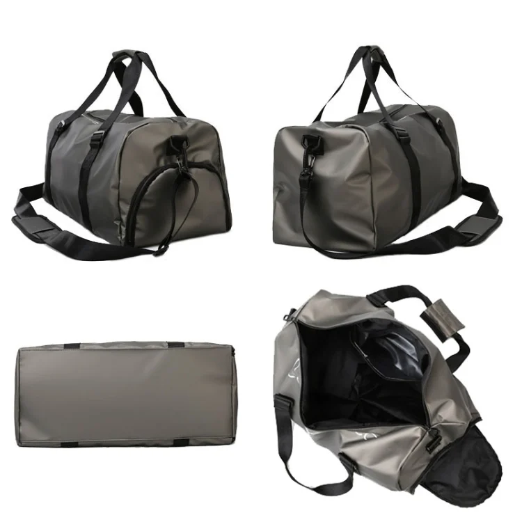 TBD0602802501_B2.webp B-316 Large Capacity Glossy Waterproof Fitness Bag Luggage Bag - Image 3