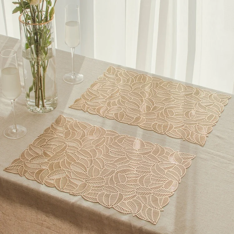 TBD0602802601A.webp Hollow PVC Table Top Durable Insulated Placemat - Image 1