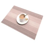 Christmas Gradient Thickening Woven PVC Heat Insulation Pad