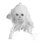 Halloween LED White Yarn Skull Ghost Festival Horror Atmosphere Decorative Lights, Style: - Image 2