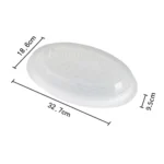 Microwave Fish Steamer With Lid Preserved Steamed Fish Plate - Image 2