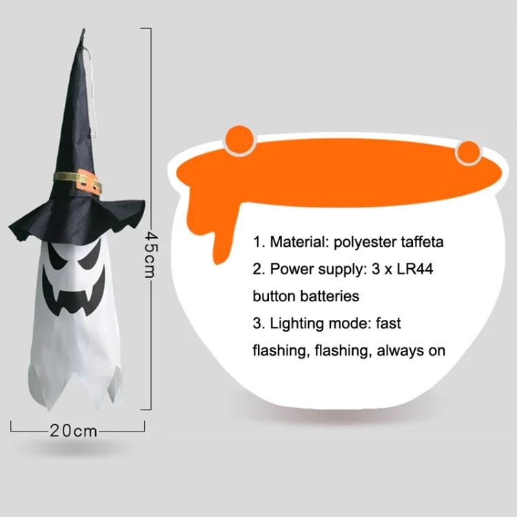 TBD0602809101_3.webp Halloween LED Hanging Lights Ghost Festival Decorative Lights, Style: - Image 4