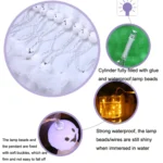 LED Halloween Decoration Luminous Cloth Ghost Ornament String Light - Image 4