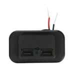 4.8A Punch-Free Automatic Spring Cover RV Bus Modified Dual USB Car Charger - Image 2