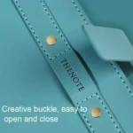 PU Leather Matte Cover Embossed Insert Buckle Notebook - Image 5