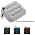 10W 5V USB Adjustable Temperature Graphene Heated Cushion Office Chair Cushion - Image 2