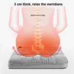 10W 5V USB Adjustable Temperature Graphene Heated Cushion Office Chair Cushion - Image 3