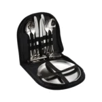 Stainless Steel Portable Cutlery Set Western Steak Knife Fork Spoon Set,Color:
