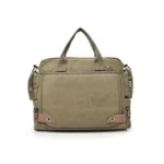 DJ05 Outdoor Canvas Waterproof Handbag Laptop Single-shoulder Bag
