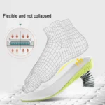 Sports Shock-absorbing Breathable Sweat-absorbing Inner Heightening Insole - Image 7