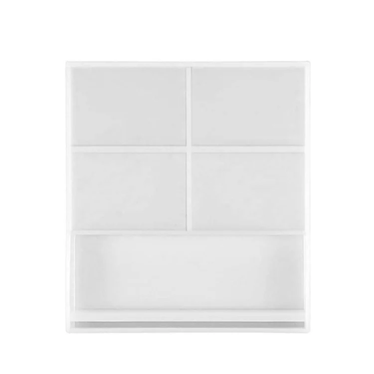 Heart-shaped Square Photo Frame Display DIY Silicone Mould, Spec: