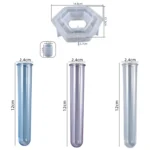 DIY Crystal Epoxy Test Tube Cultivation Vase Silicone Mould, Spec: - Image 3