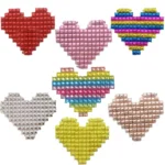 2 PCS Love Shape Background Wall Balloon Confession Wedding Decoration Balloon - Image 2