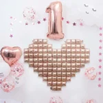 2 PCS Love Shape Background Wall Balloon Confession Wedding Decoration Balloon - Image 5