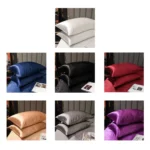 1 Pairs Ice Silk Pillowcase Home Textile Bedding, Size: - Image 2
