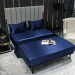 1 Pairs Ice Silk Pillowcase Home Textile Bedding, Size: - Image 5