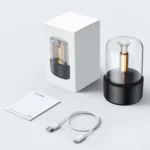 120ML Simulated Candlelight Aroma Diffuser USB Home Atmosphere Night Light Humidifier - Image 2