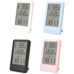 9032 LCD Large Screen Display Alarm Clock Temperature and Humidity Meter - Image 2