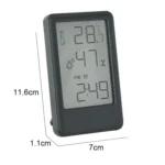 9032 LCD Large Screen Display Alarm Clock Temperature and Humidity Meter - Image 3