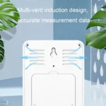 9032 LCD Large Screen Display Alarm Clock Temperature and Humidity Meter - Image 6