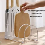 Kitchen Knife Rack Cutting Board Pot Lid Storage Rack - Image 5